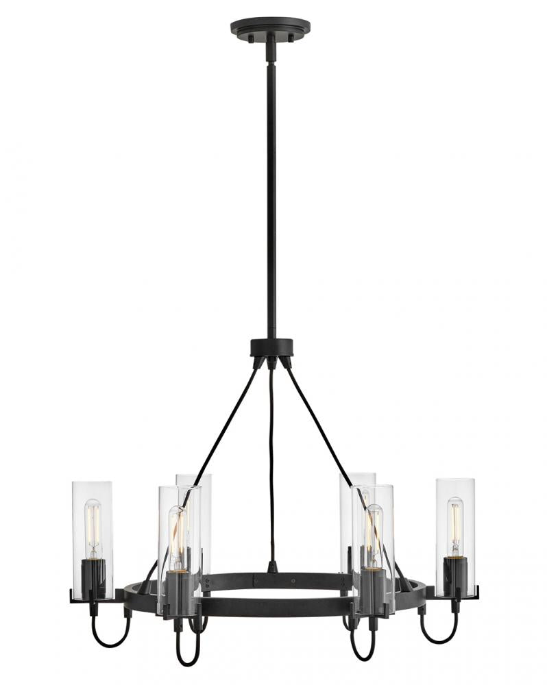 Medium Chandelier - Black