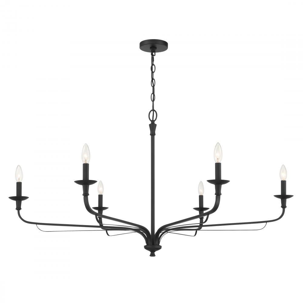 Velena 47.25" 6-Light Chandelier