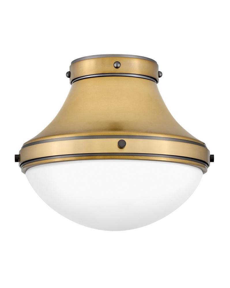 Medium Flush Mount - Brass