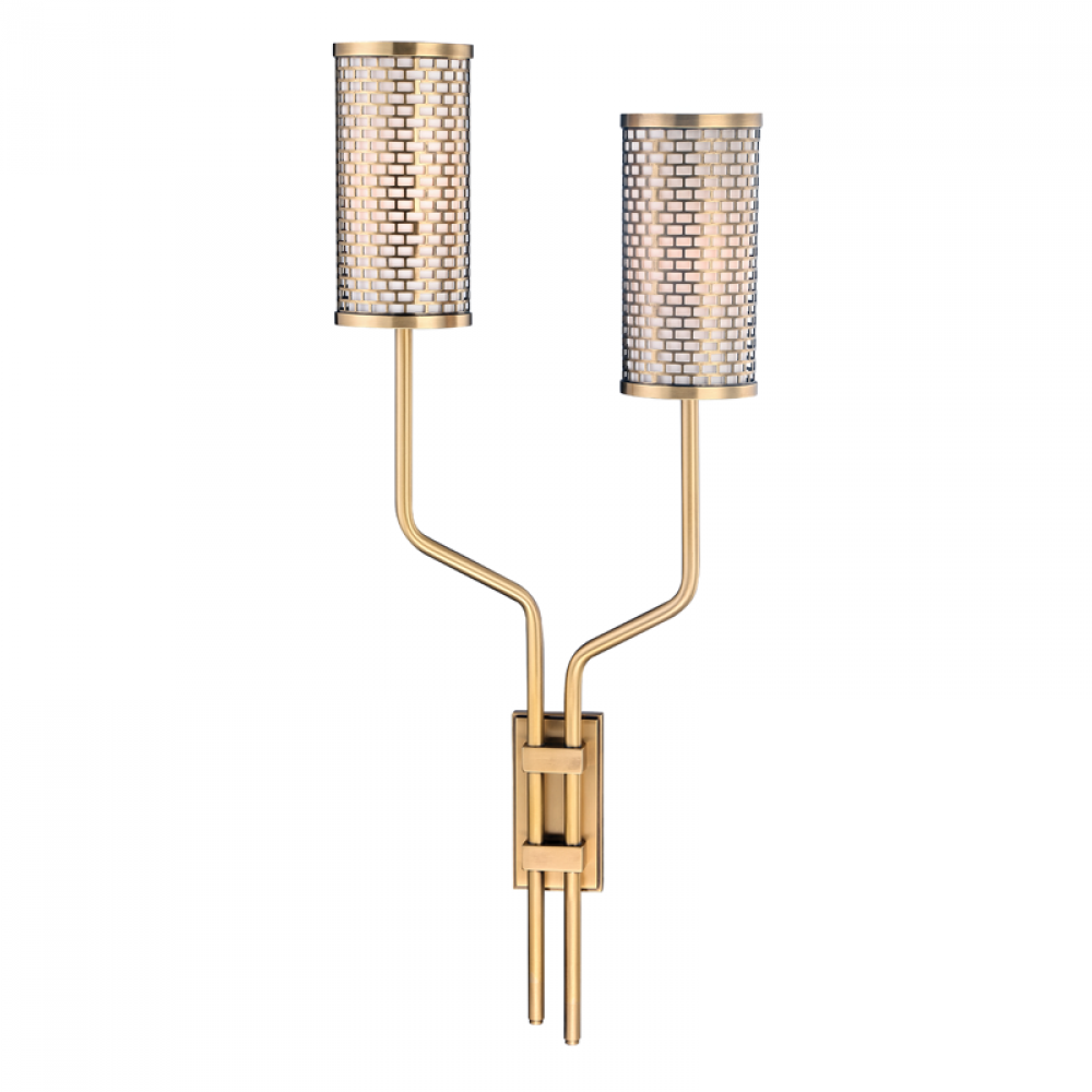 2 LIGHT WALL SCONCE