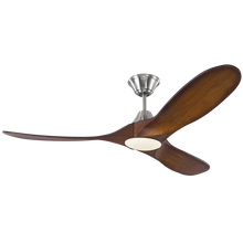 Load image into Gallery viewer, Maverick LED 52&quot; Carved Wood Blade Fan (6 Finishes)
