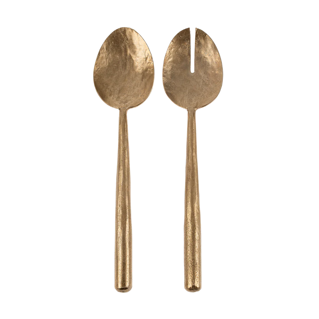 Hand Forged Salad Servers S/2 - by Indaba