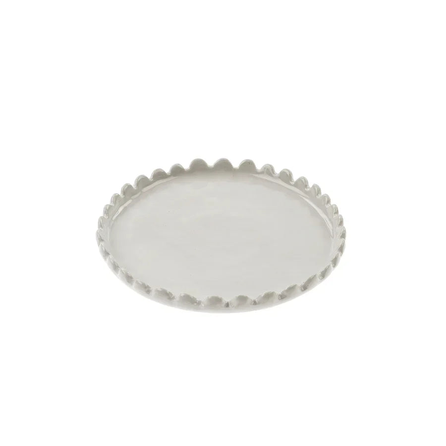 Scalloped Plate S - by Indaba