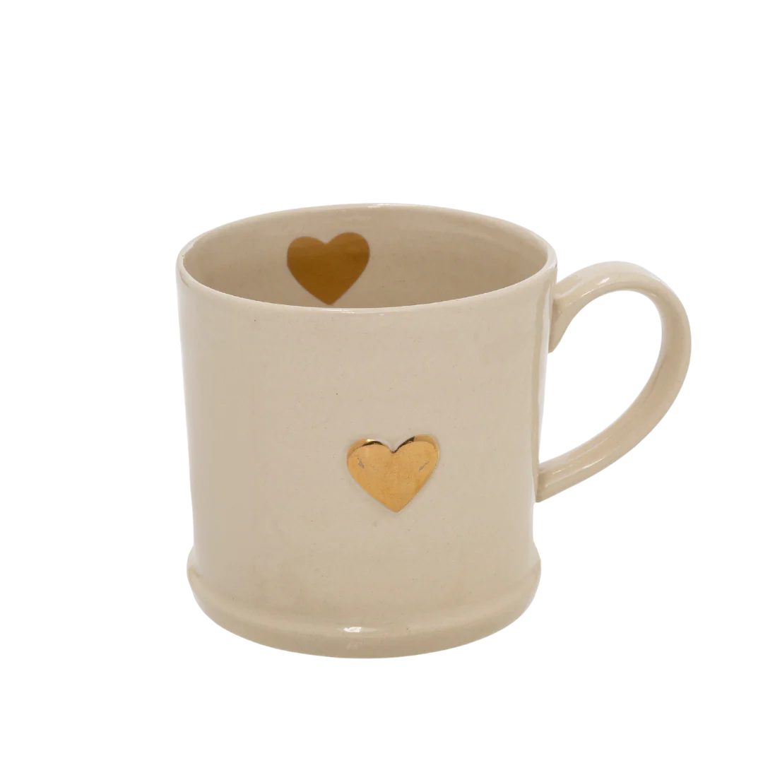 Sweet Heart Mug, Gold