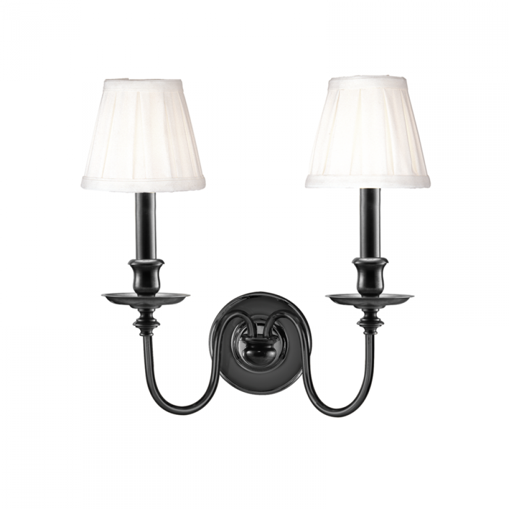2 LIGHT WALL SCONCE