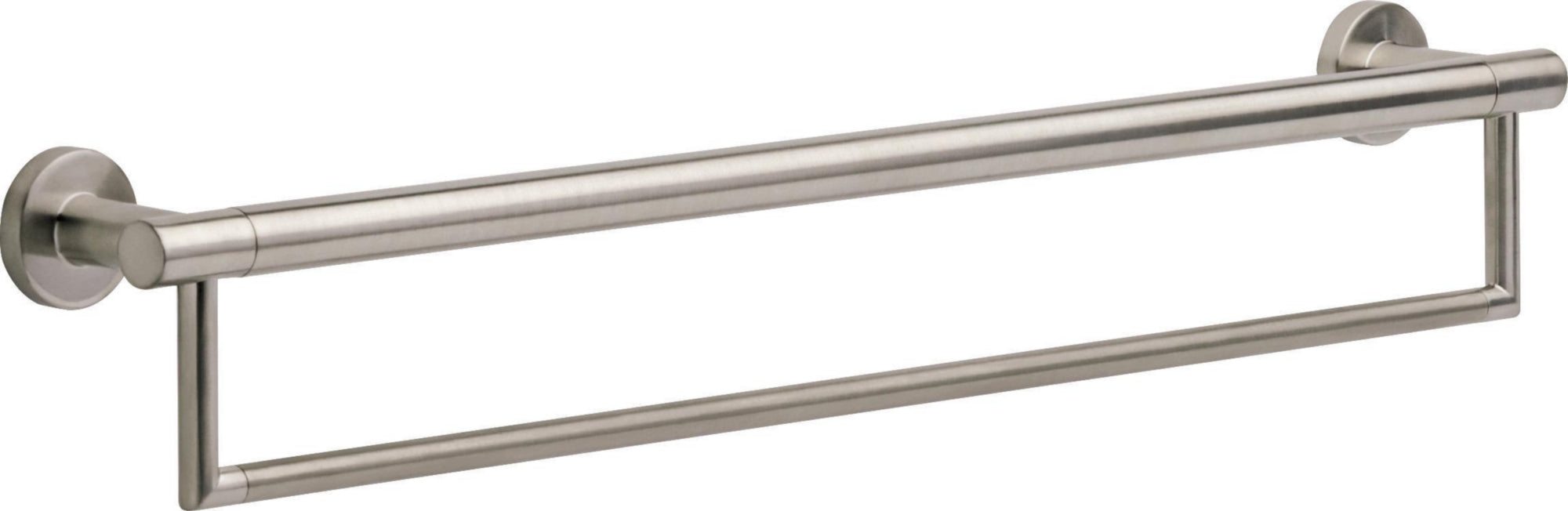 CONTEMPORARY 24" TOWEL BAR W/ASSIST BAR - SS                