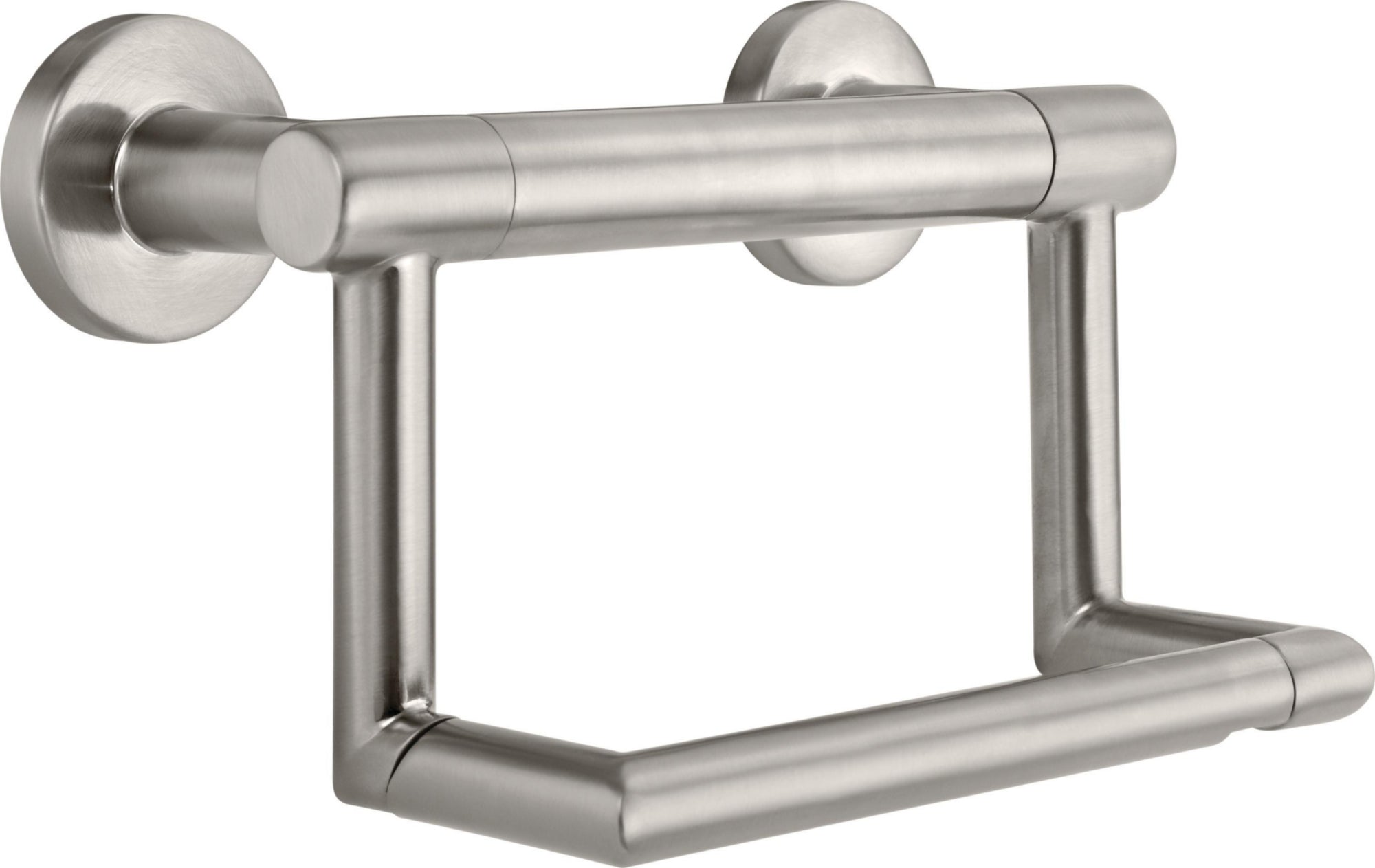 CONTEMPORARY 6" TISSUE HOLDER W/ASSIST BAR - SS             