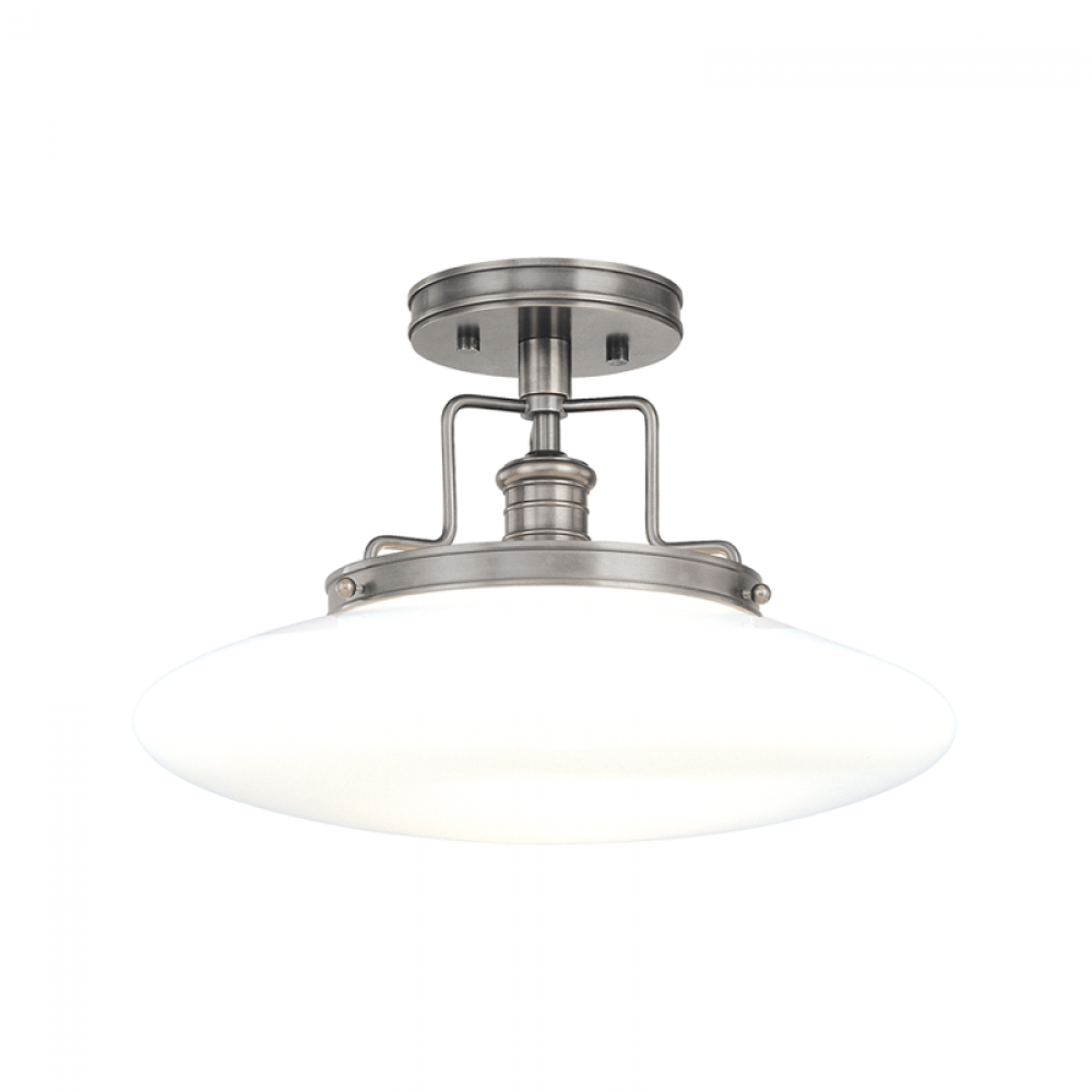 1 LIGHT SEMI FLUSH