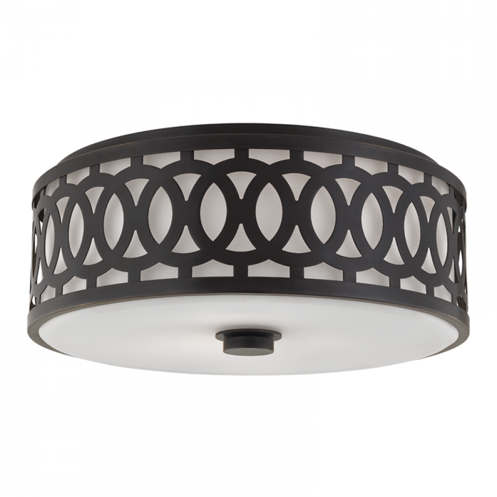 3 LIGHT LARGE FLUSH MOUNT
