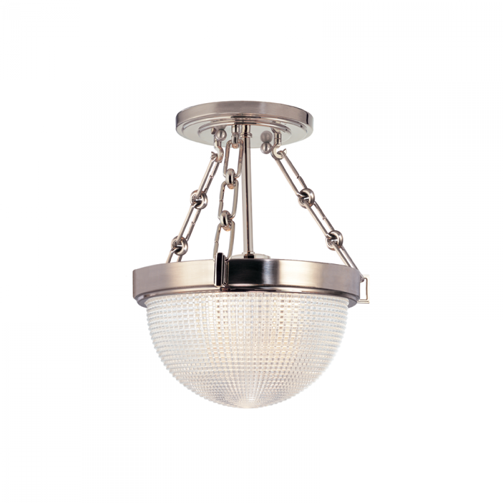 1 LIGHT SEMI FLUSH
