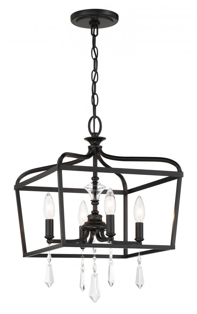 Laurel Estate - 4 Light Foyer Semi Flush