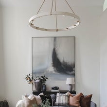 Load image into Gallery viewer, Delaney 12-Light Chandelier in Matte Brass
