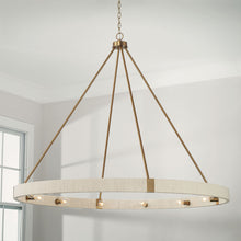 Load image into Gallery viewer, Delaney 12-Light Chandelier in Matte Brass
