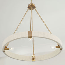 Load image into Gallery viewer, Delaney 4-Light Chandelier in Matte Brass
