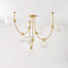 Load image into Gallery viewer, Astraia Chandelier In Vintage Brass
