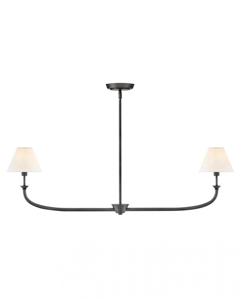 Medium Two Light Linear - Combination Finishes