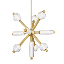 Load image into Gallery viewer, Atom Chandelier In Vintage Brass
