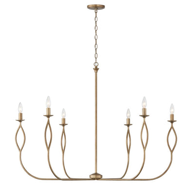 6-Light Chandelier in Mystic Luster
