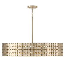Load image into Gallery viewer, 4-Light Medallion Chandelier in Champagne Brass
