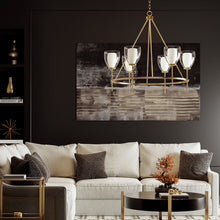 Load image into Gallery viewer, Joss Medium Chandelier Aged Brass
