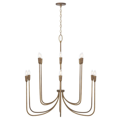 12-Light Chandelier in Mystic Bronze