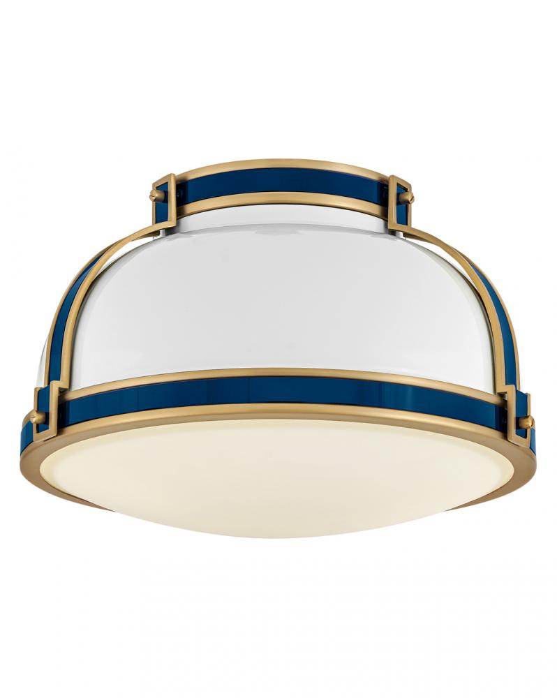 Medium Flush Mount - White