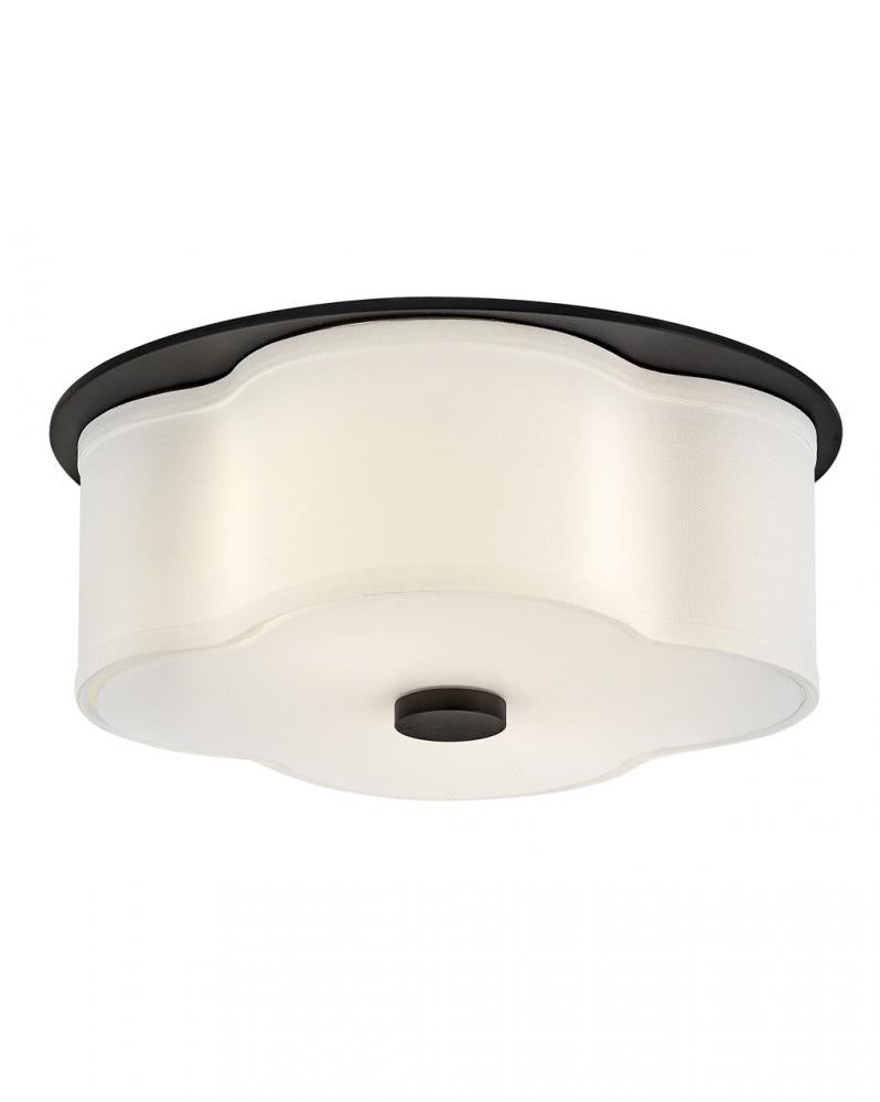 Medium Flush Mount - Black