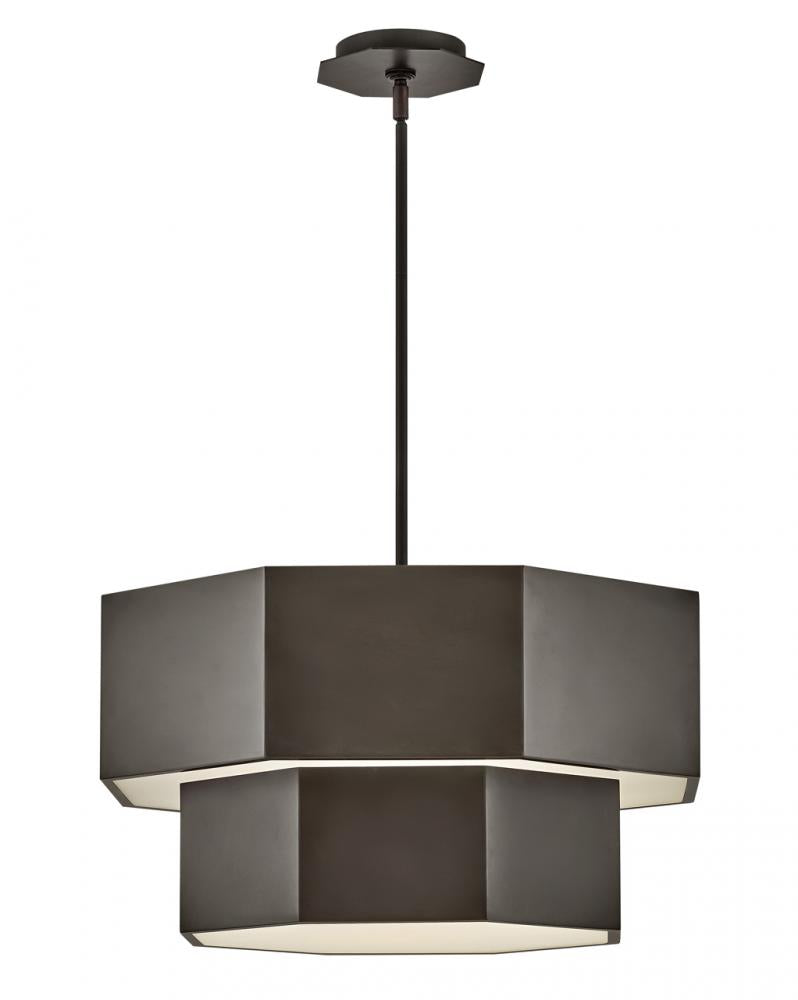 Medium Convertible Chandelier - Black