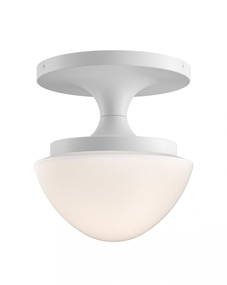 Extra Small Semi-Flush Mount - White