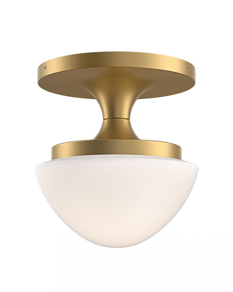 Extra Small Semi-Flush Mount - Brass