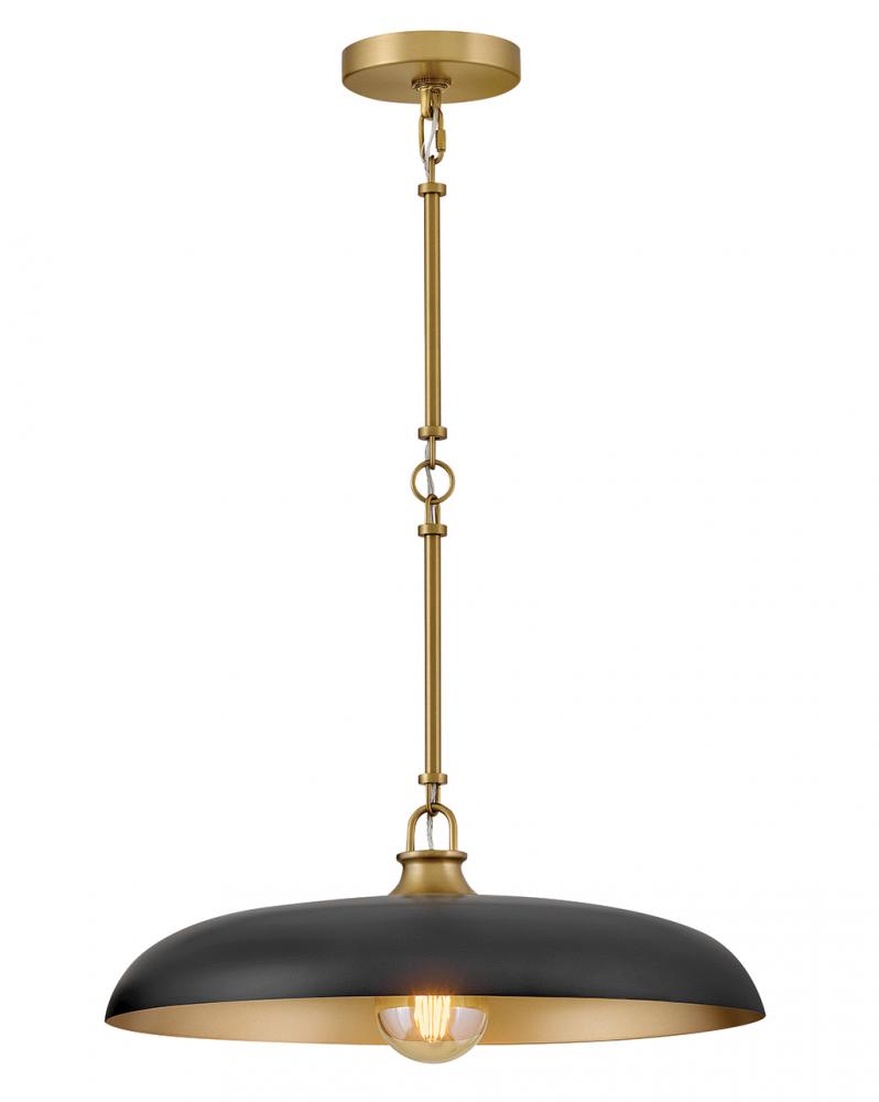 Large Dome Pendant - 48167LCB-BK