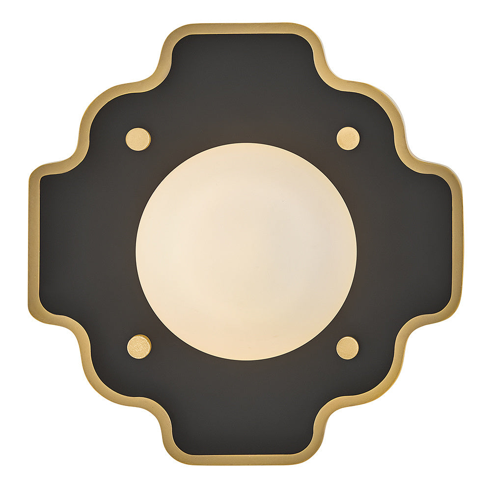 Small Single Light Sconce - Black