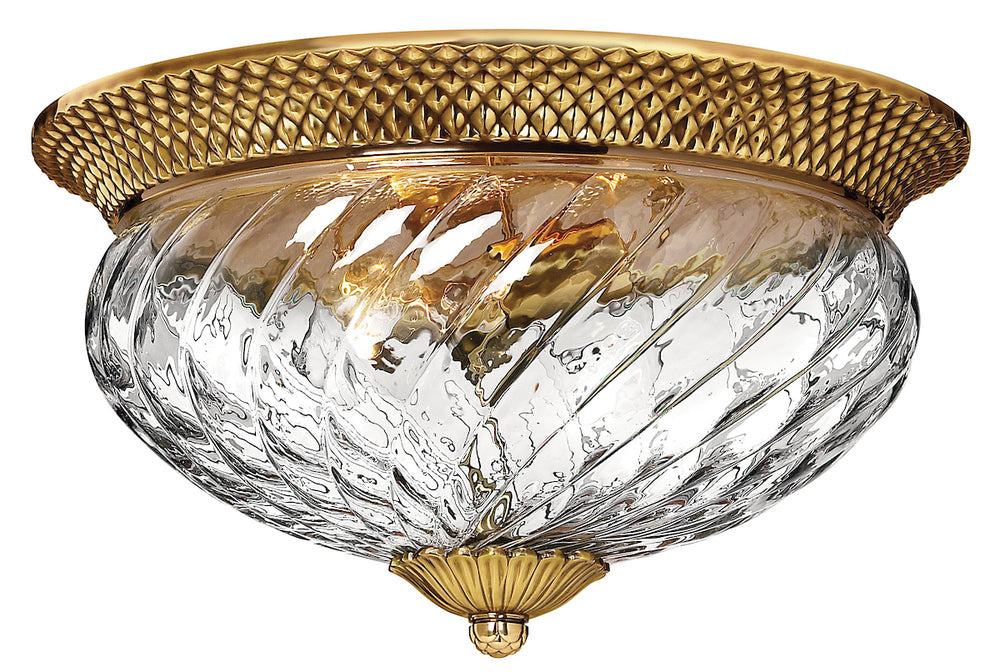 Medium Flush Mount - Brass
