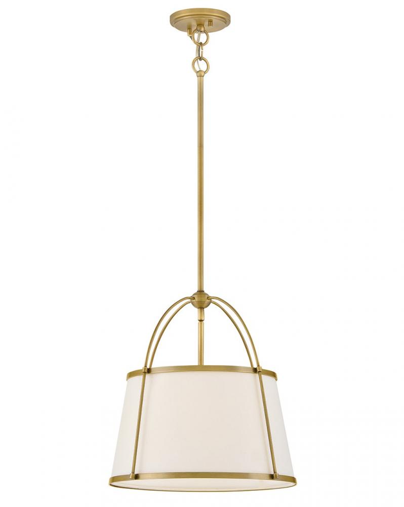 Large Drum Pendant - Brass