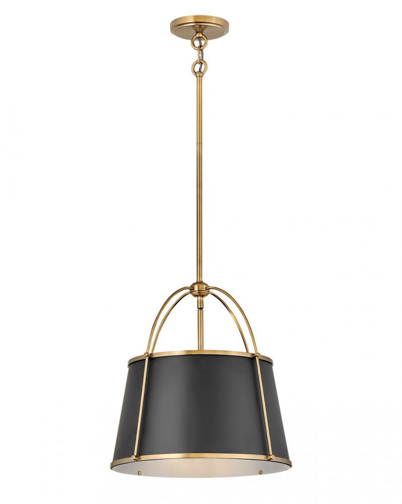 Large Drum Pendant - Brass