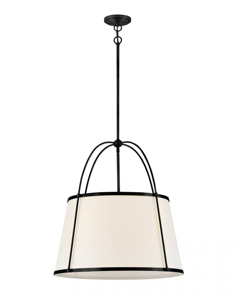 Medium Drum Chandelier - Black