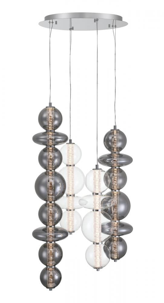 Atomo-Chandelier-4Lt-50In-Chr-Mx