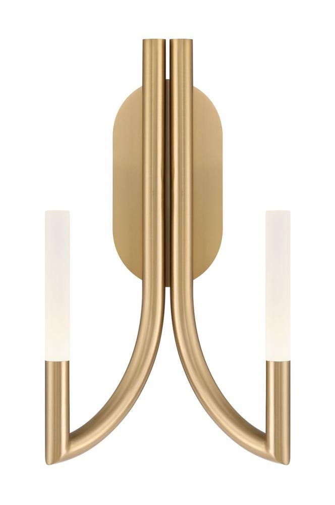 Olette-Wall Sconce-2Lt-17In-GD-Fr