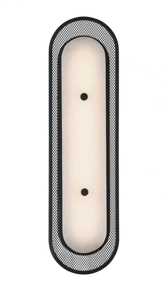Tramore-Wall Sconce-22In-BK-Alb