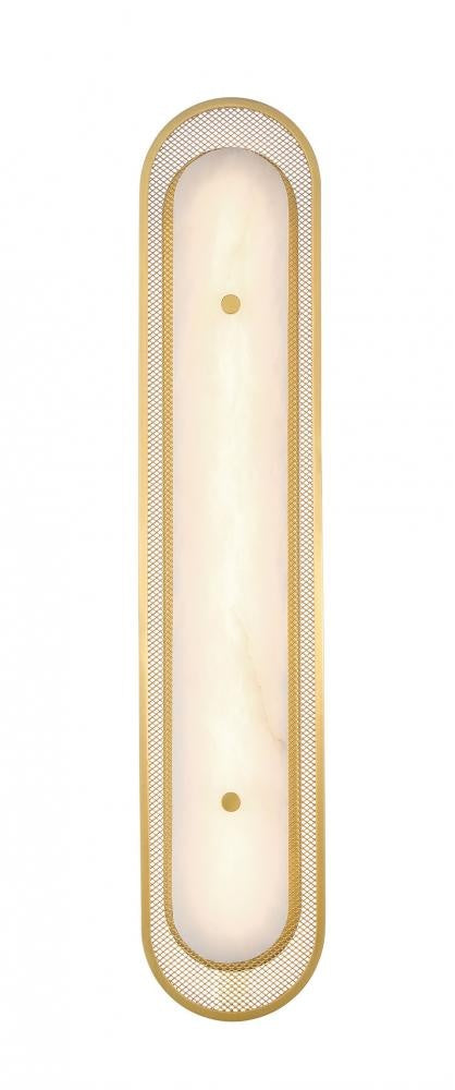 Tramore-Wall Sconce-30In-BK-Sl
