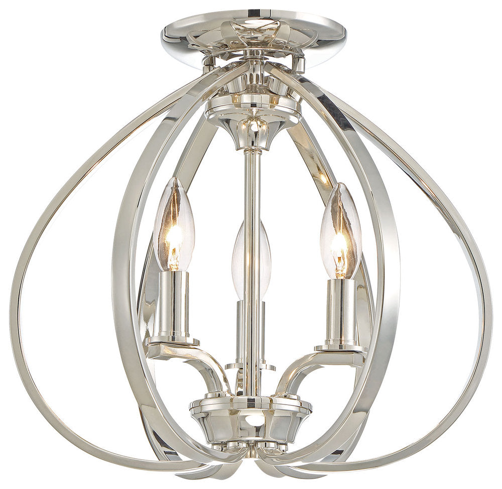 Tilbury -?3 Light Semi Flush