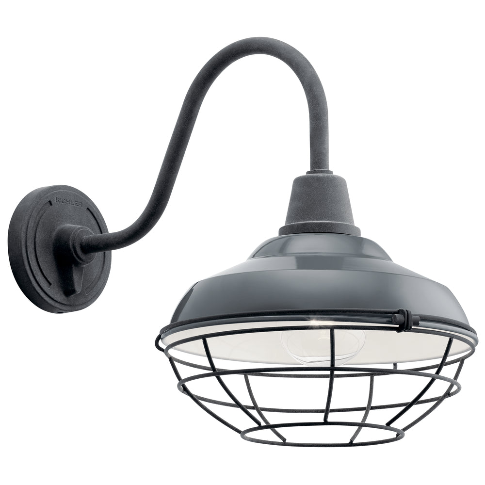 Pier?????12" 1 Light Wall Light Gloss Grey