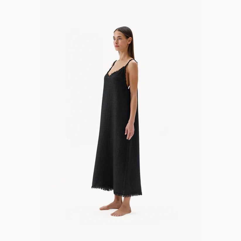 Crinkle Strappy Dress