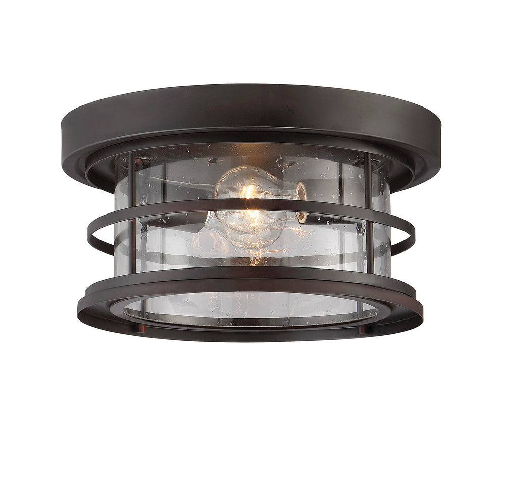 Barrett 2-Light Outdoor Ceiling Light in English Bronze