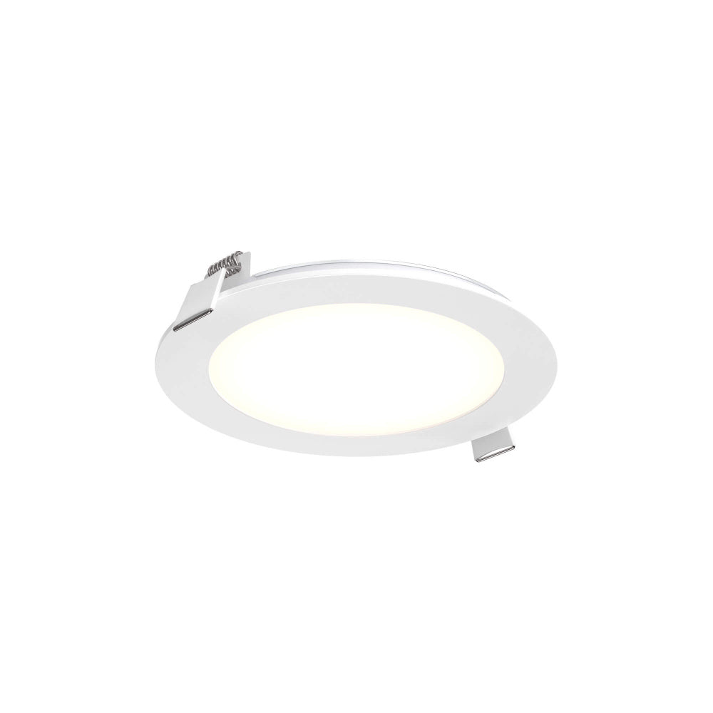 Multi CCT Slim Round Recessed Panel Light - universal 120V-347V, 0-10V dimming