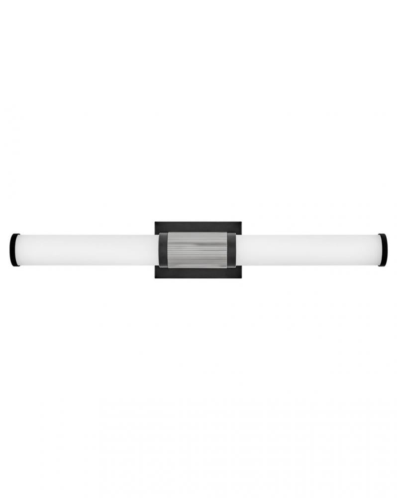 Large LED Vanity - Black|Chrome