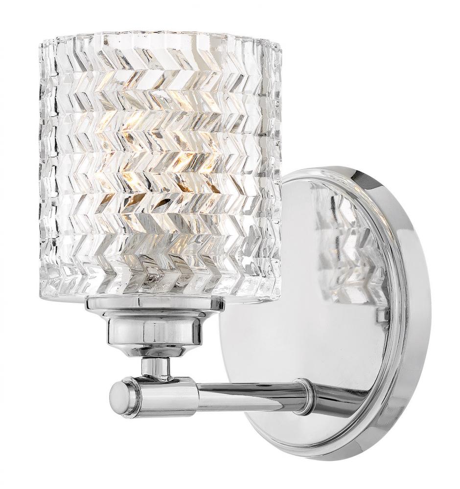 Small Single Light Vanity - Chrome