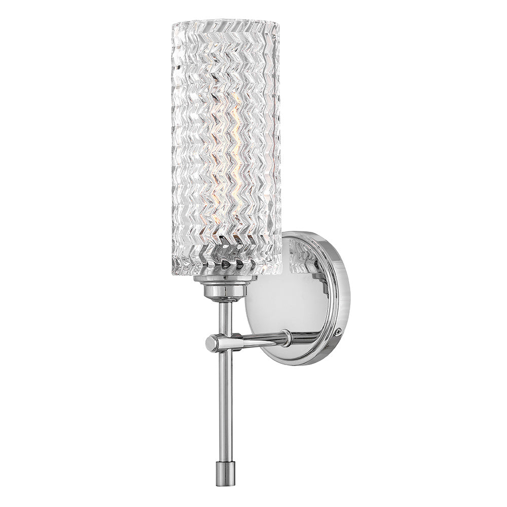 Medium Single Light Sconce - Chrome