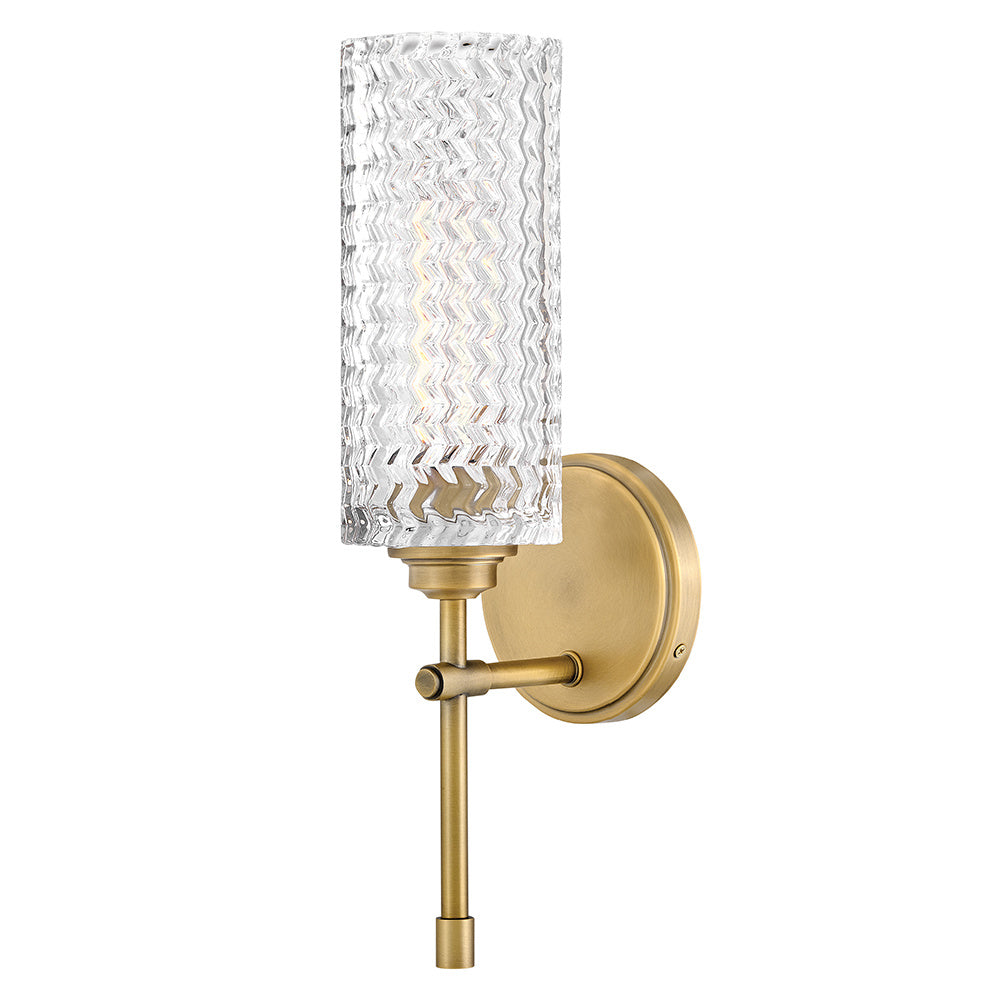 Medium Single Light Sconce - Brass