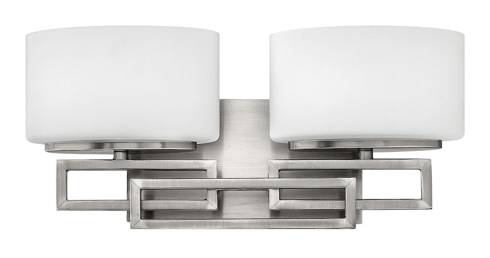 Small Two Light Vanity - Nickel